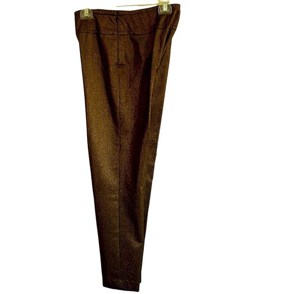 BCBG MAX AZRIA Women’s size 4, gold and black reflective pants. - Picture 1 of 11